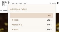 <b>黄金账户活期买入起点及黄金账户定投起点由“1克/700元起”调整为“1克/750元</b>